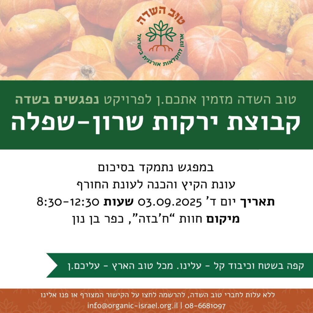 ירקות שרון -שפלה